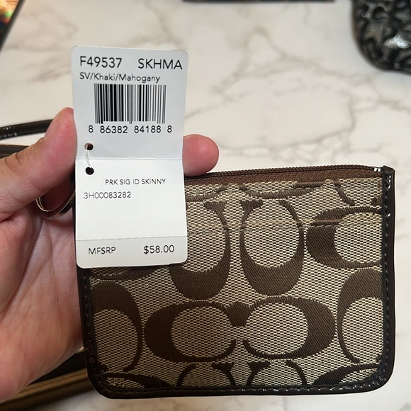 Coach wallets and wristlet set of 3 lot (2 new, 1 like new) - Picture 7 of 17